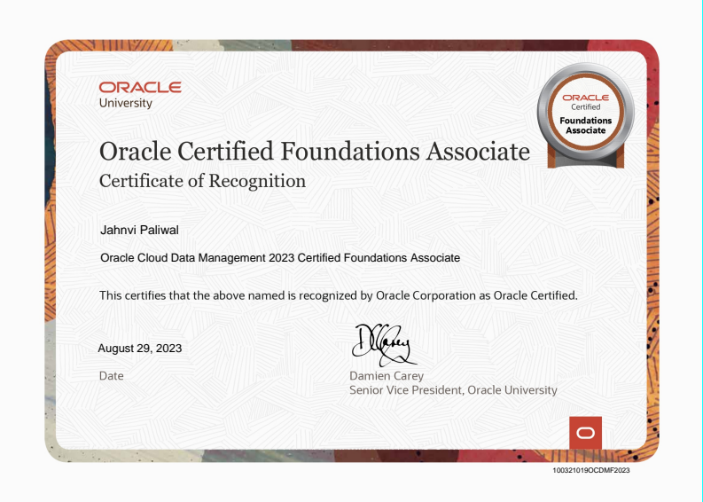 Oracle Cert