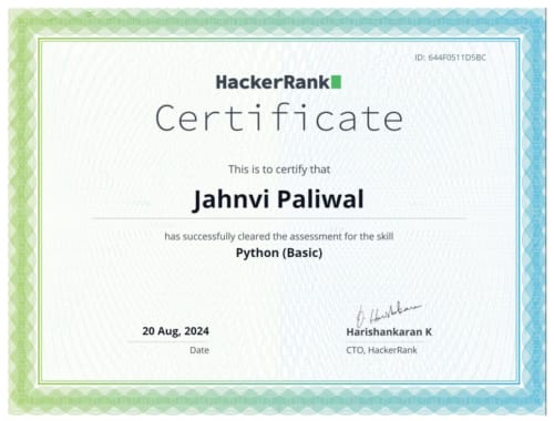 Python Cert